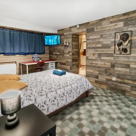 Apartmán Double Chu, Cinema, Jardin & Parking